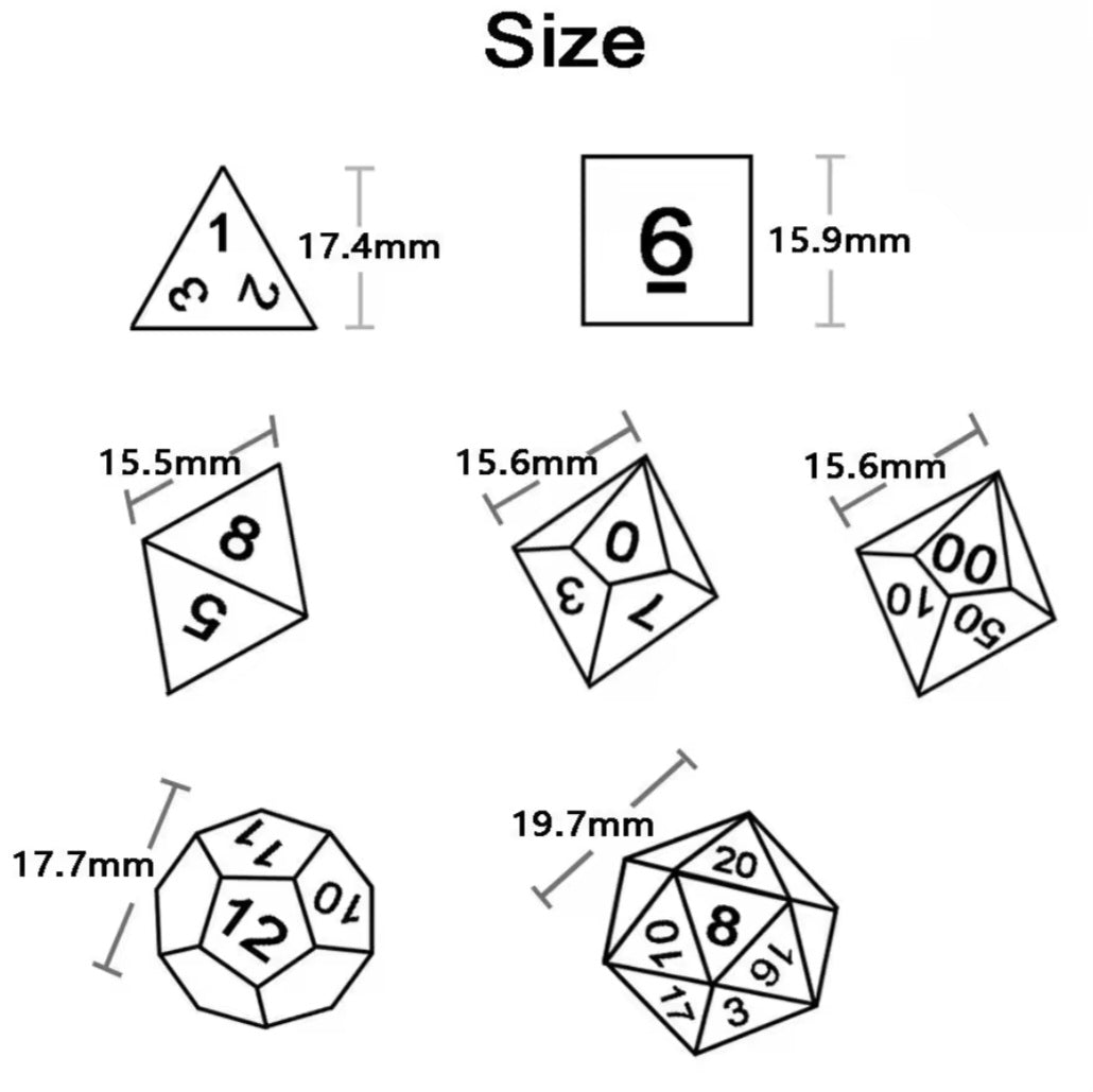 D8 Dice - White with Blood Effect