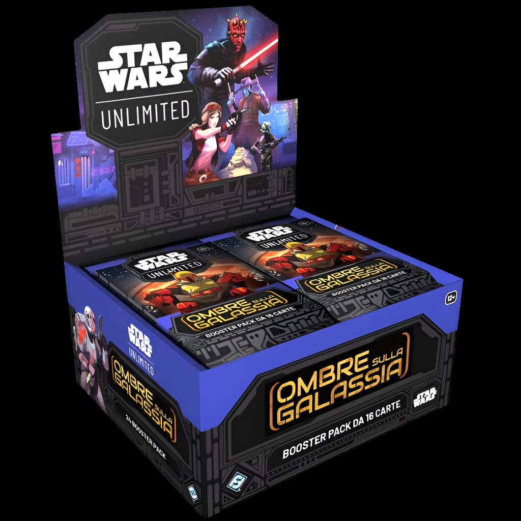 Star Wars Unlimited - Ombre sulla Galassia - Box da 24 Booster Pack - Versione Italiana