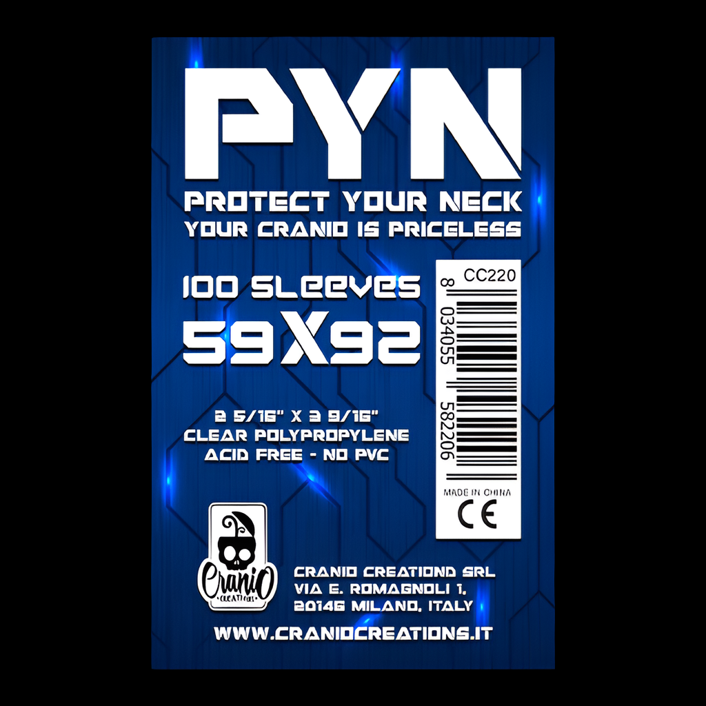 100 Sleeves PYN 59x92 "EURO"