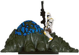 STAR WARS MINIATURES - The Clone Wars 08 - Clone Trooper on Gelagrub - Rare