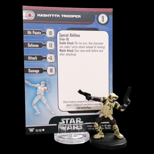 STAR WARS MINIATURES - Champions of the Force 29 - Kashyyyk Trooper - Common