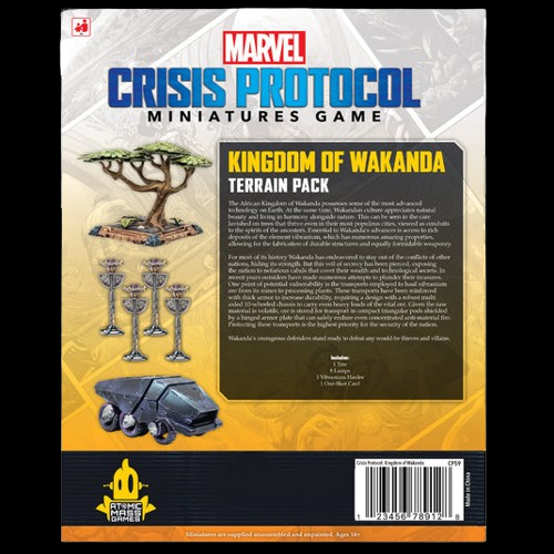 Marvel Crisis Protocol - Kingdom of Wakanda Terrain Pack