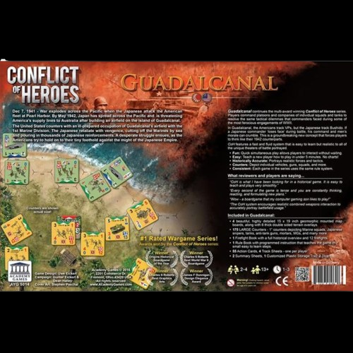 Conflict of Heroes - Guadalcanal - The Pacific 1942 - English Edition