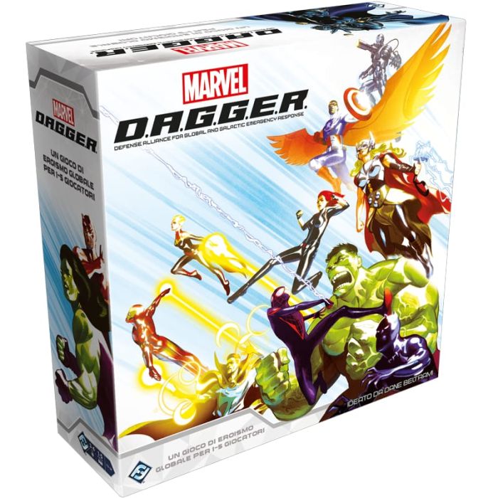 Marvel D.A.G.G.E.R. + Set Dadi - Versione Italiana