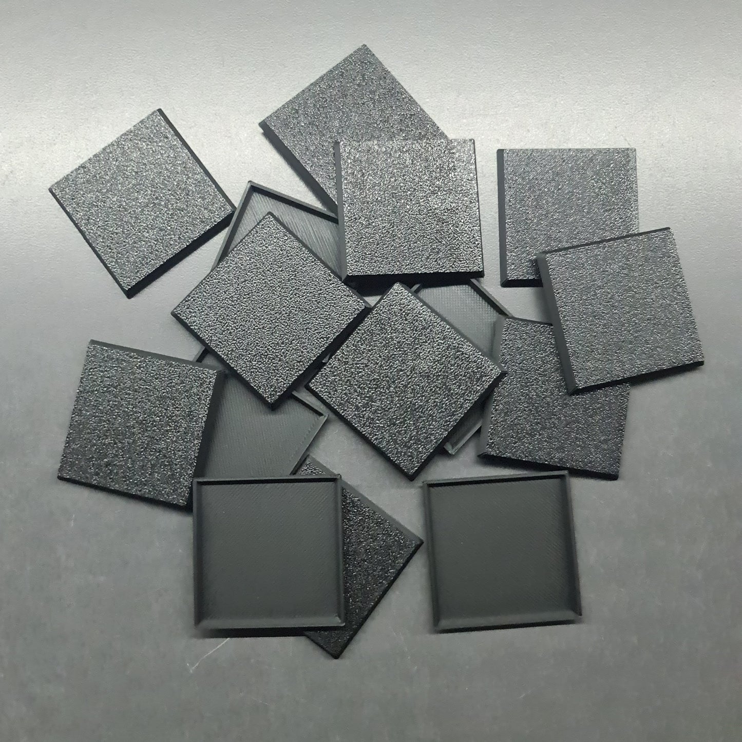 3D Printed - 15x Square bases 40x40mm with space for 2mm thick magnets