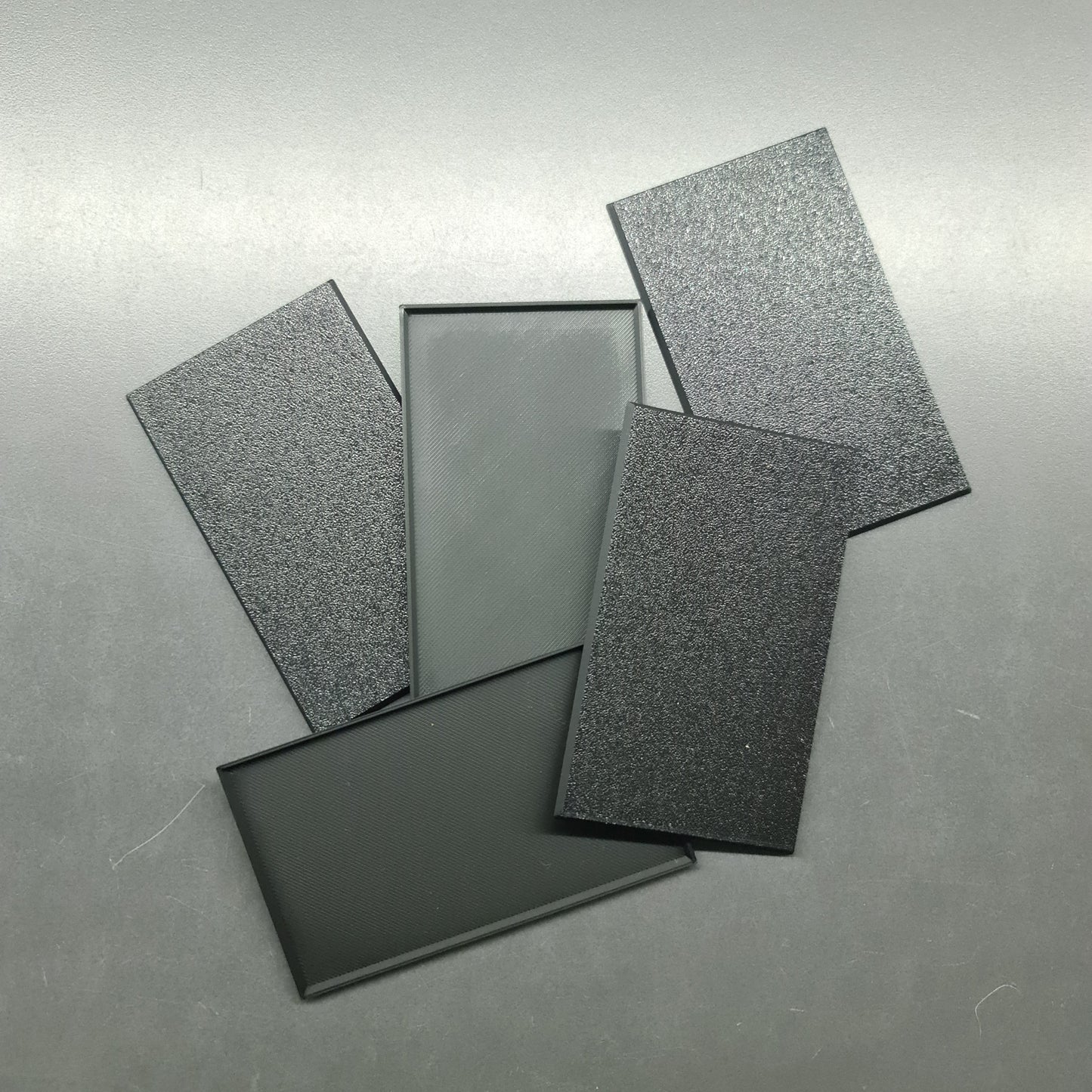 3D Printed - 5x Rectangular bases 60x100mm with space for 2mm thick magnets