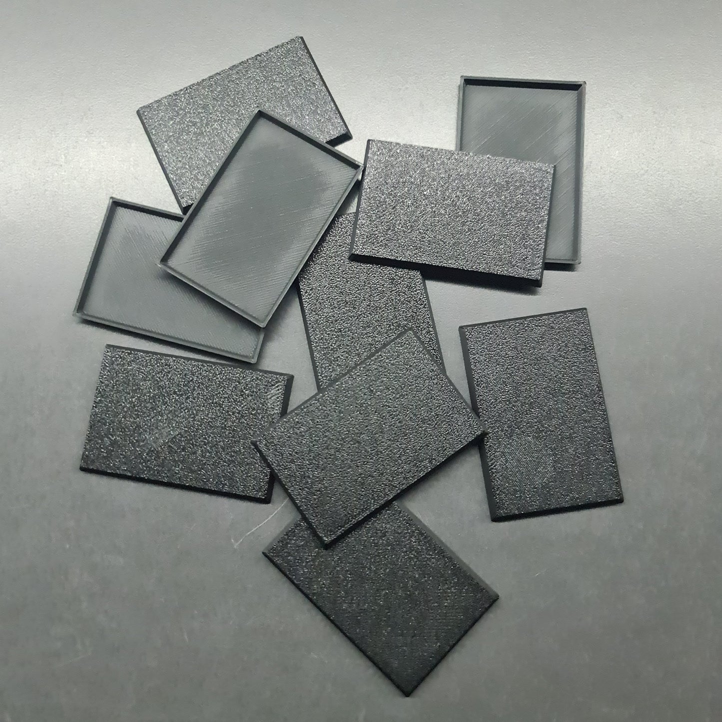 3D Printed - 10x Rectangular bases 40x60mm with space for 2mm thick magnets
