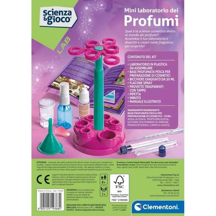 Scienza e Gioco Lab - Mini Laboratorio dei Profumi - Versione Italiana