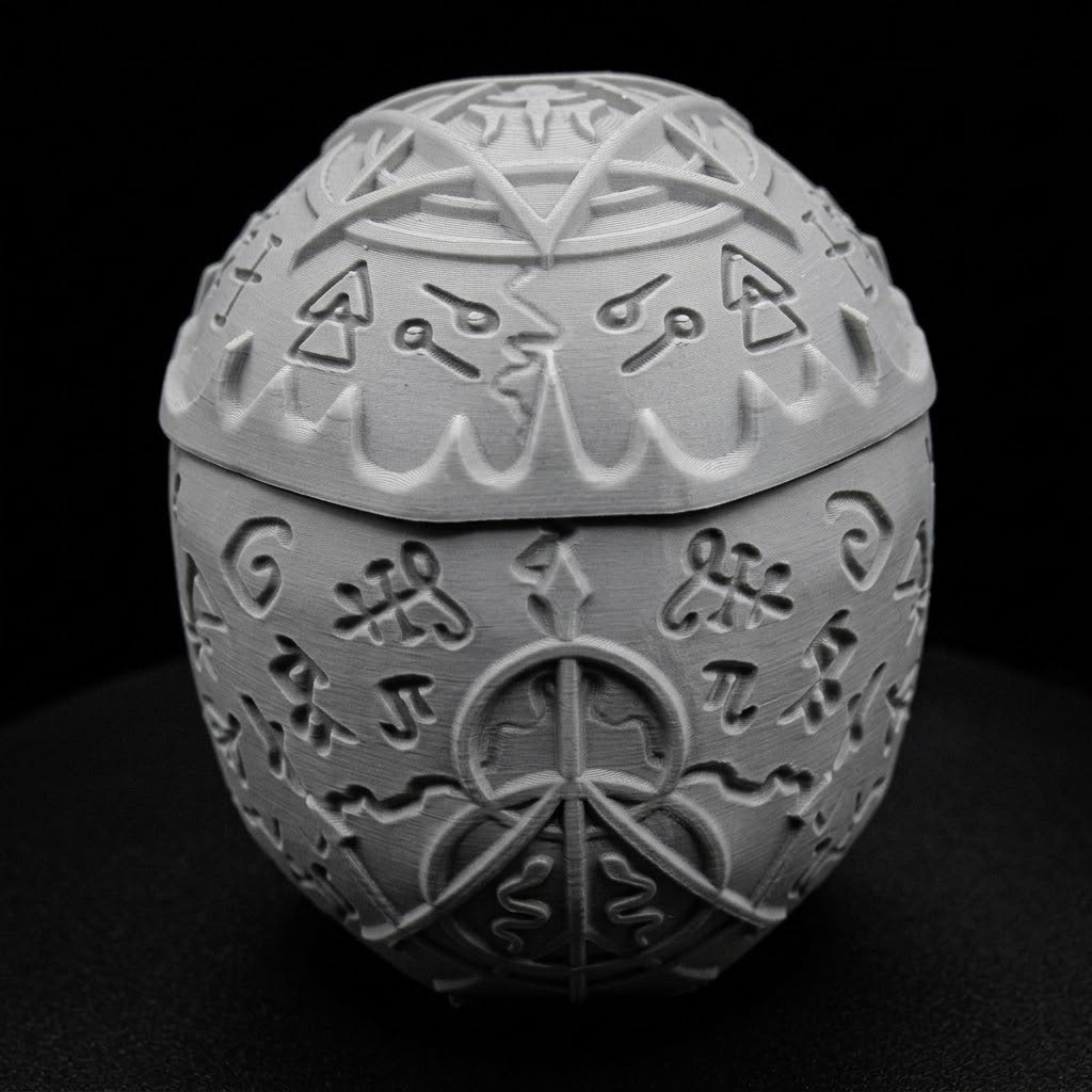 3D Printed Dice Vault - Arcane Skull