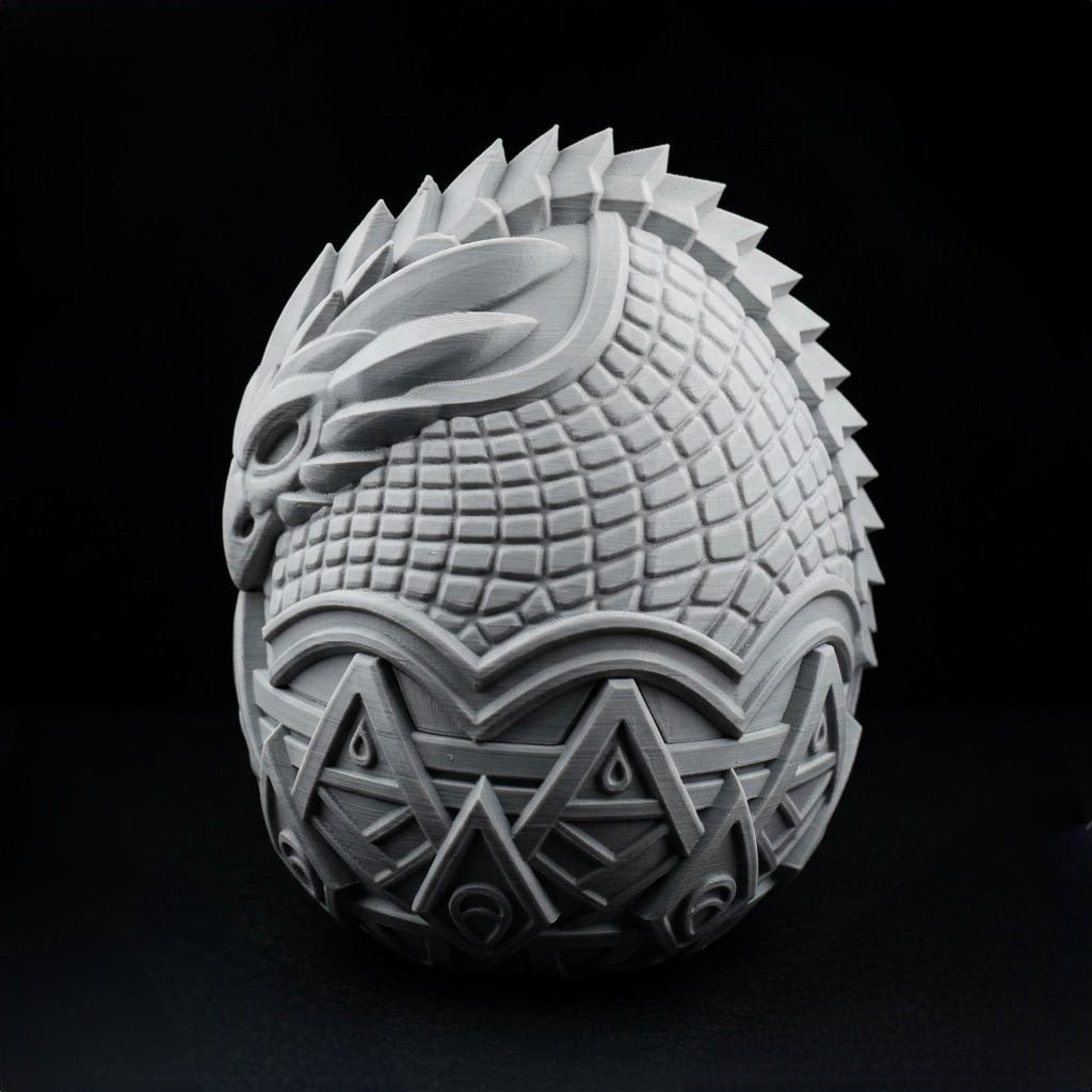 3D Printed Dice Vault - Dragon Egg