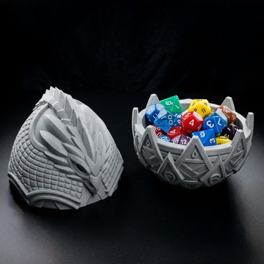 3D Printed Dice Vault - Dragon Egg