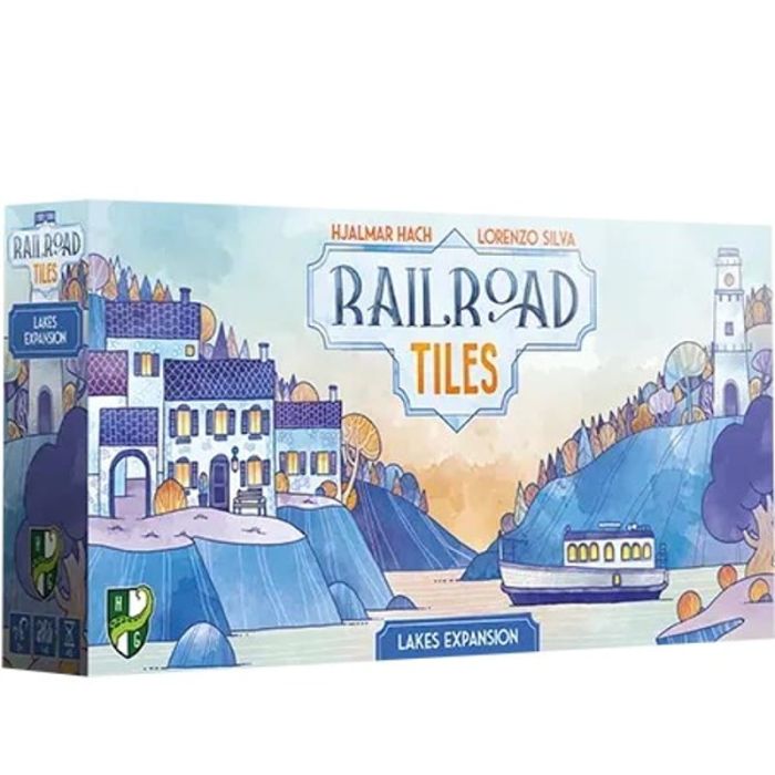 Bundle 8x Railroad Tiles Expansion - English/Italian Edition