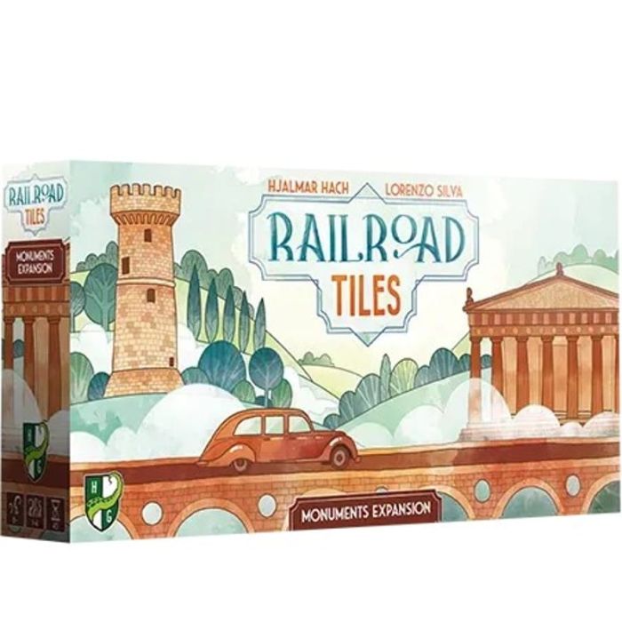 Bundle 8x Railroad Tiles Expansion - English/Italian Edition