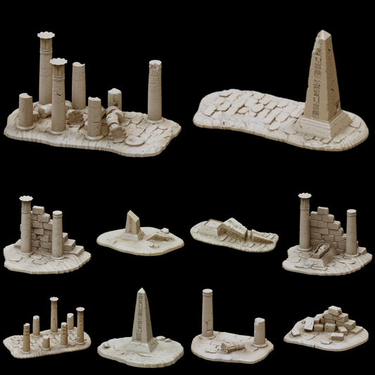 Egyptian Ruins BUNDLE - 3D PRINTED