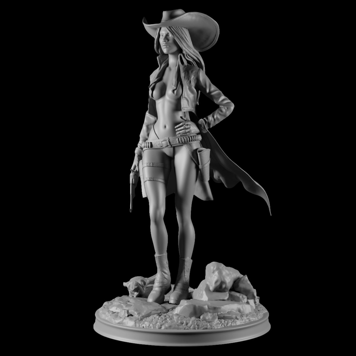 BUNDLE Hanna/Kate/Saora Pre-Supported STL - 170mm & 32mm (SFW & NSFW) - Digital STL 3D Printable