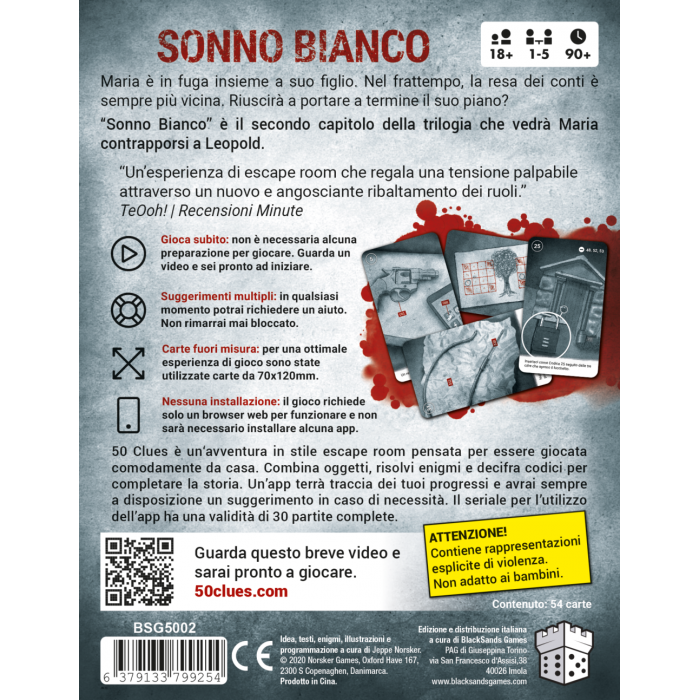 50 Clues - Leopold - 2 Sonno Bianco - Versione Italiana