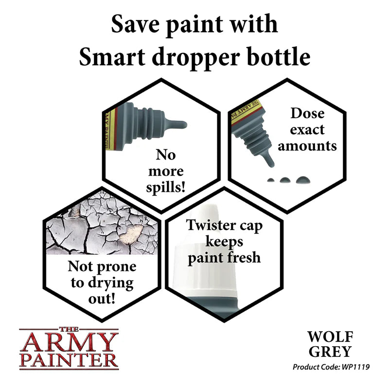 Paints - Warpaints - Wolf Grey (18ml) - WP1119