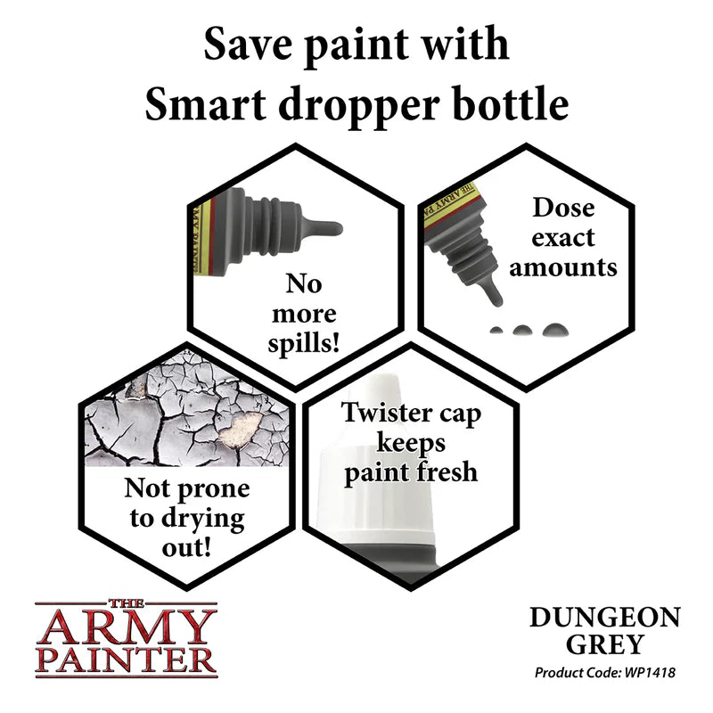 Paints - Warpaints - Dungeon Grey (18ml) - WP1418