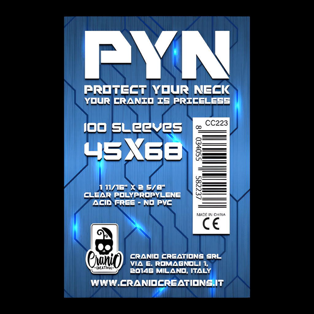 100 Sleeves PYN 45x68 "MINI EURO"