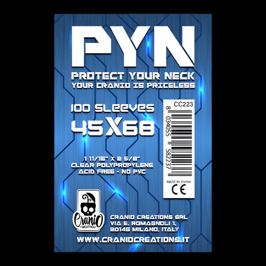 100 Sleeves PYN 45x68 "MINI EURO"