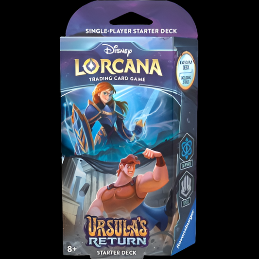 Lorcana - Ursula’s Return - Sapphire/Steel Starter Deck - English Edition