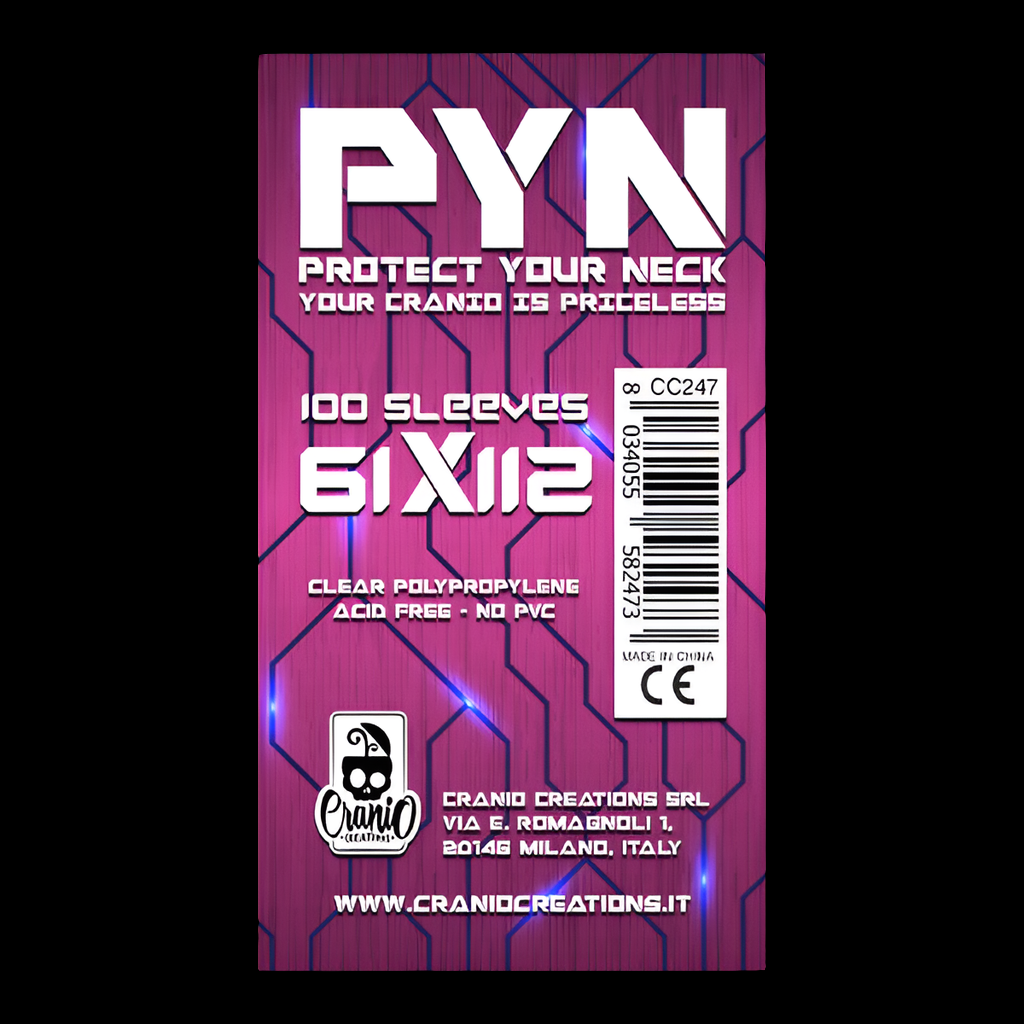 100 Sleeves PYN 61x112 "FRENCH TAROT"
