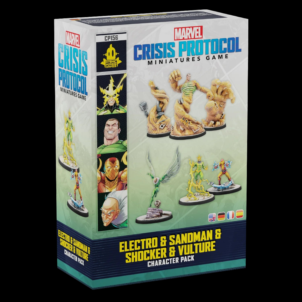 Marvel Crisis Protocol - Electro & Sandman & Shocker & Vulture