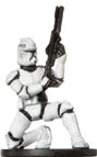 STAR WARS MINIATURES - The Clone Wars Starter Set 02- Clone Trooper - Unique