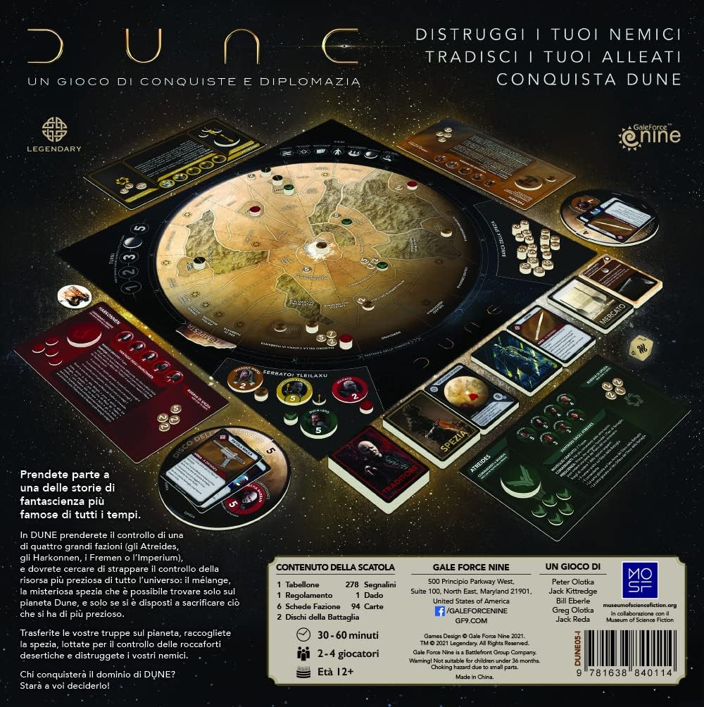 Dune - Un Gioco di Conquiste e Diplomazia - Versione Italiana