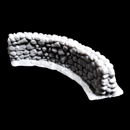 Curved Wall Section - 3D PRINTED