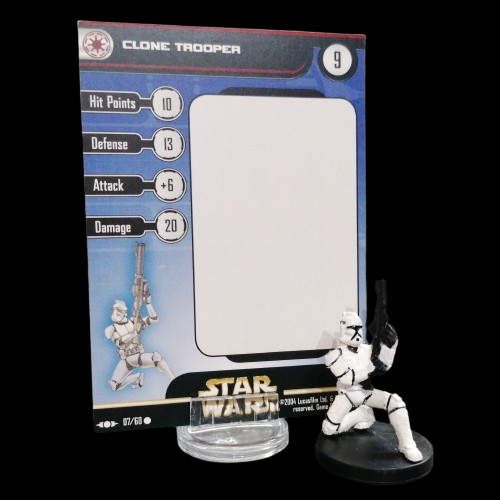 STAR WARS MINIATURES - Clone Strike 07 - Clone Trooper - Common