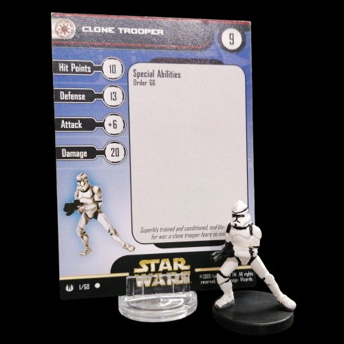 STAR WARS MINIATURES - Universe 01 - Clone Trooper - Common