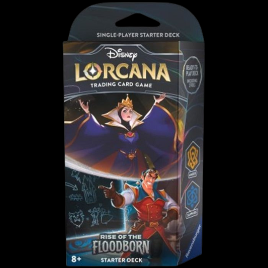 Lorcana - Rise of the Floodborn - Amber/Sapphire Starter Deck - English Edition