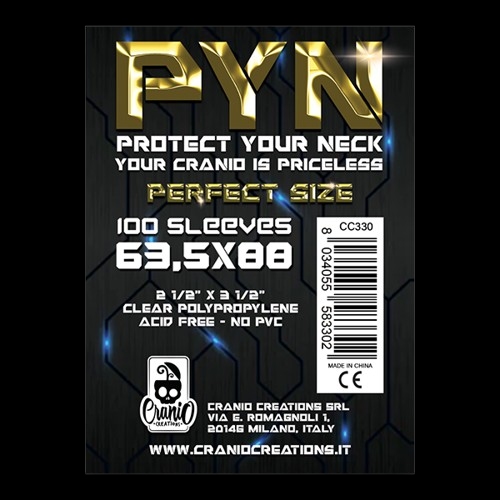 100 Sleeves PYN 63,5x88 "CARD GAME - PERFECT SIZE"