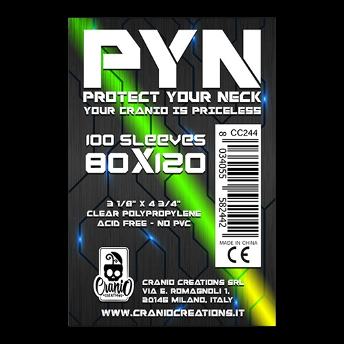 100 Sleeves PYN 80x120 "MAGNUM GOLD"