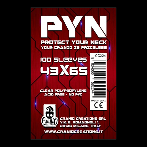 100 Sleeves PYN 43x65 "MINI CHIMERA"