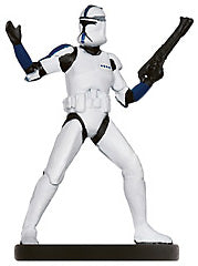 STAR WARS MINIATURES - The Clone Wars 10 - Elite Clone Trooper Commander - Uncommon