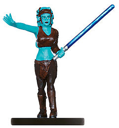 STAR WARS MINIATURES - The Clone Wars 13- General Aayla Secura - Rare