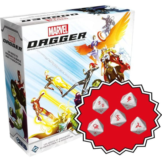 Marvel D.A.G.G.E.R. + Set Dadi - Versione Italiana