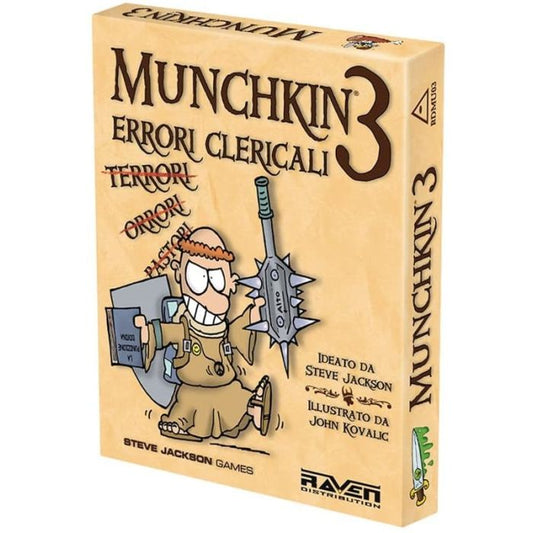Munchkin 3 - Errori Clericali - Versione Italiana