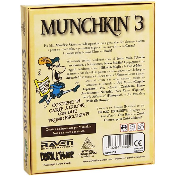 Munchkin 3 - Errori Clericali - Versione Italiana