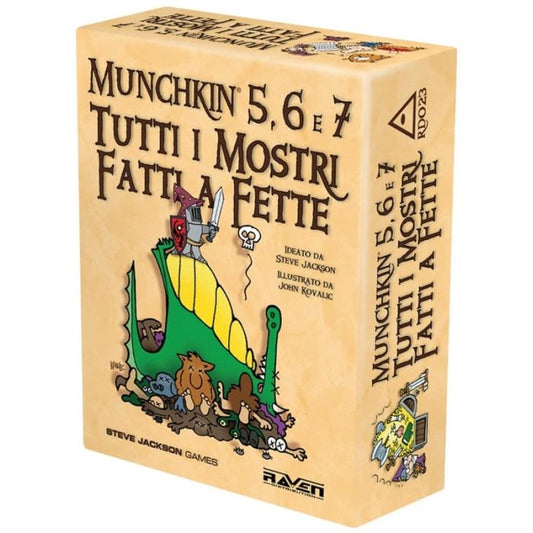 Munchkin 5, 6 e 7 - Tutti i Mostri Fatti a Fette - Versione Italiana