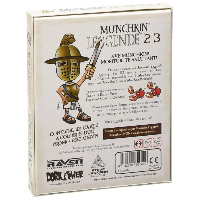 Munchkin - Leggende - 2 e 3 Fauni e Arena - Versione Italiana