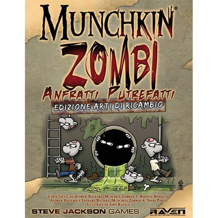 Munchkin - Zombi - Anfratti Putrefatti - Edizione Arti di Ricambio - Versione Italiana