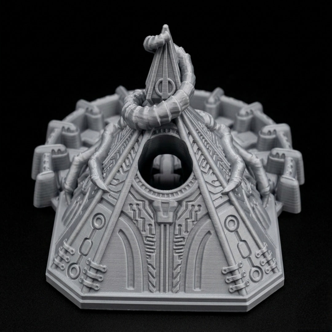 3D Printed Dice Tower - Alien Pyramid