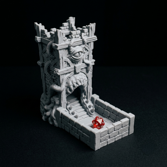 3D Printed Dice Tower - Mimic Tower