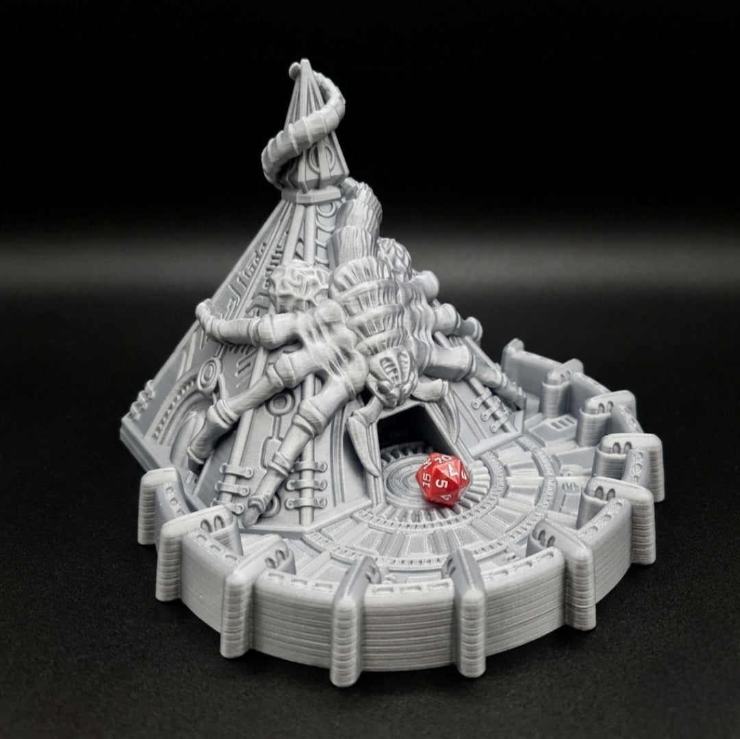 3D Printed Dice Tower - Alien Pyramid