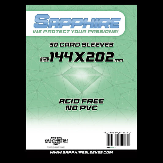 50 Sleeves SAPPHIRE 144x202 "MINT"