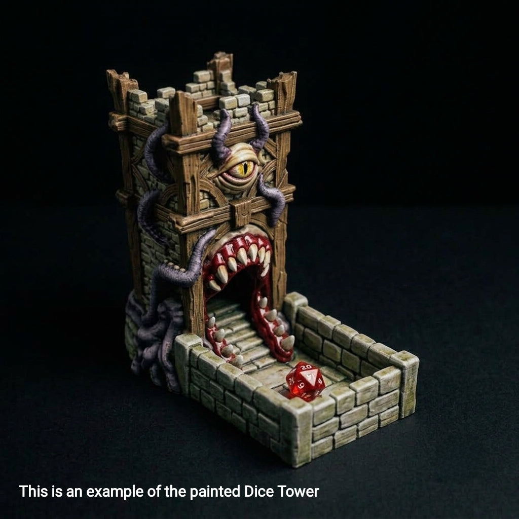 3D Printed Dice Tower - Mimic Tower