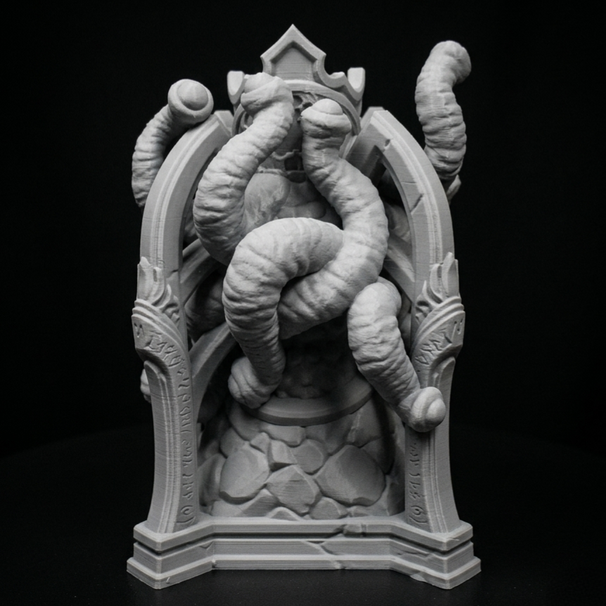 3D Printed Dice Tower - Tentacle Watcher